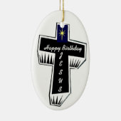 Het gelukkige Ornament van de Kerstboom van Jesus (Rechts)