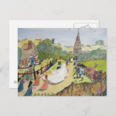 Het gelukkige paar briefkaart (Voorkant / Achterkant)