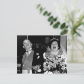 Het gelukkige paar briefkaart (Staand voorkant)