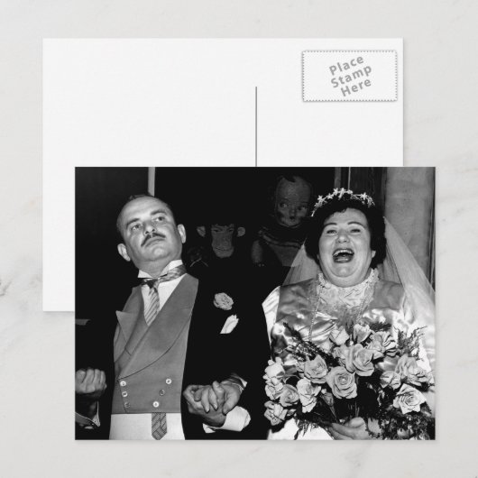 Het gelukkige paar briefkaart (Voorkant / Achterkant)