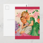 het gelukkige paar briefkaart (Voorkant / Achterkant)