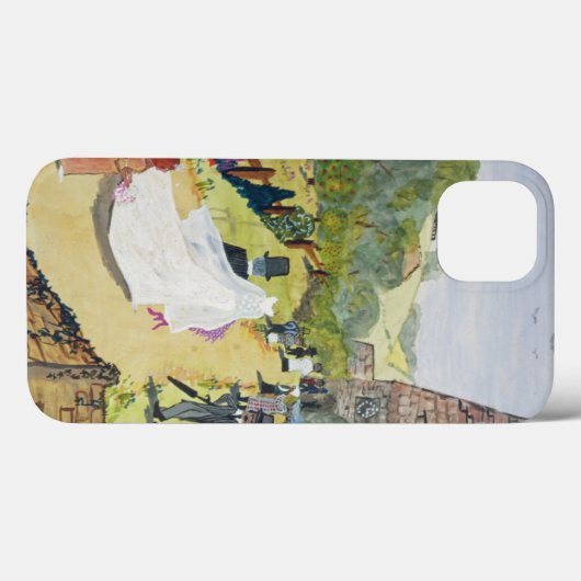 Het gelukkige paar Case-Mate iPhone case (Achterkant (horizontaal))