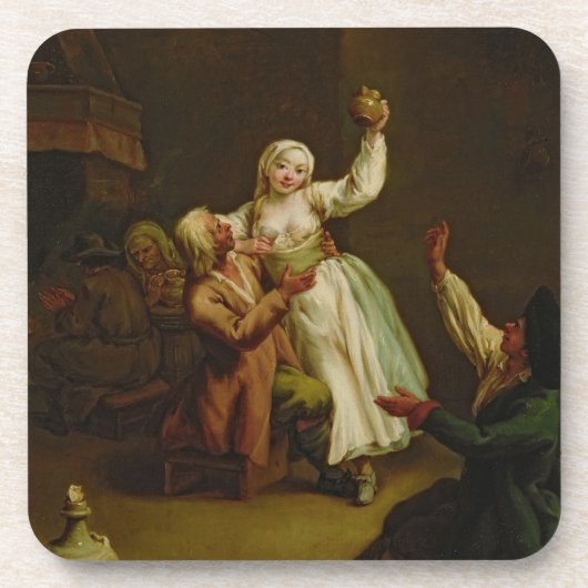 Het gelukkige paar drankjes onderzetter (Voorkant)