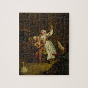 Het gelukkige paar legpuzzel