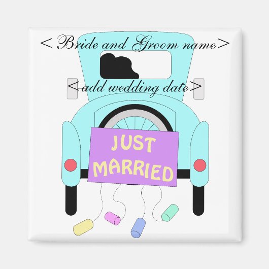 Het gelukkige paar magneet (Voorkant)