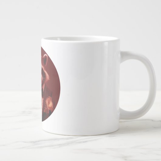 Het gelukkige paar Mr. & Mrs. Racoon Grote Koffiekop (Rechts)