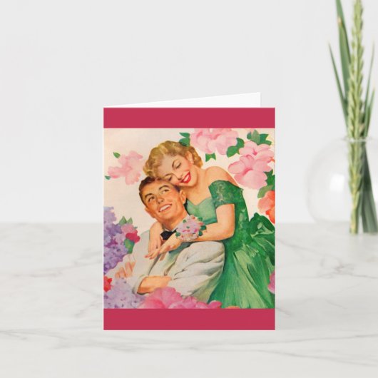 het gelukkige paar notitiekaartje (Voorkant)