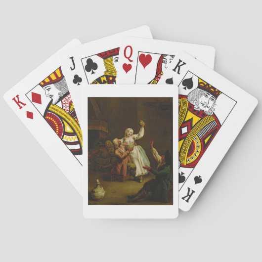 Het gelukkige paar speelkaarten (Achterkant)