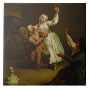 Het gelukkige paar tegeltje