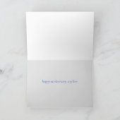 Het gelukkige Paar van het Meer van het Jubileum Kaart (Binnen)