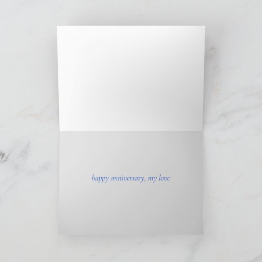 Het gelukkige Paar van het Meer van het Jubileum Kaart (Binnen)