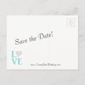 Het gelukkige paar wij sparen de Briefkaarten van (Achterkant)