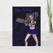 Het gelukkige Pistool van de Verjaardag Kaart (Voorkant)