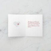 Het gelukkige Rode Hart dankt u Bedankkaart (Binnen)