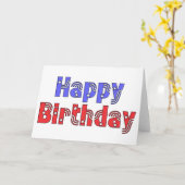 Het gelukkige Rood, het Wit & het Blauw van de Kaart (Gele Bloem)