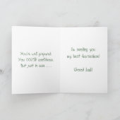 Het Gelukkige Rustieke Westerne Hoefijzer van de Kaart (Binnen)