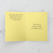 Het gelukkige Sinaasappel van de Verjaardag nam Kaart (Binnen)