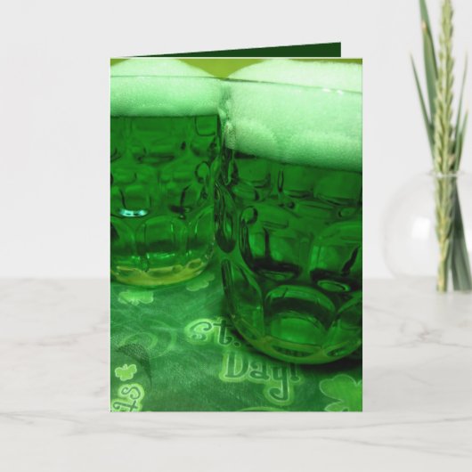 Het gelukkige St. Patrick Bier van de Dag Kaart (Voorkant)