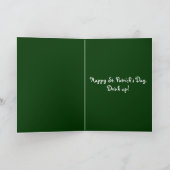 Het gelukkige St. Patrick Bier van de Dag Kaart (Binnen)