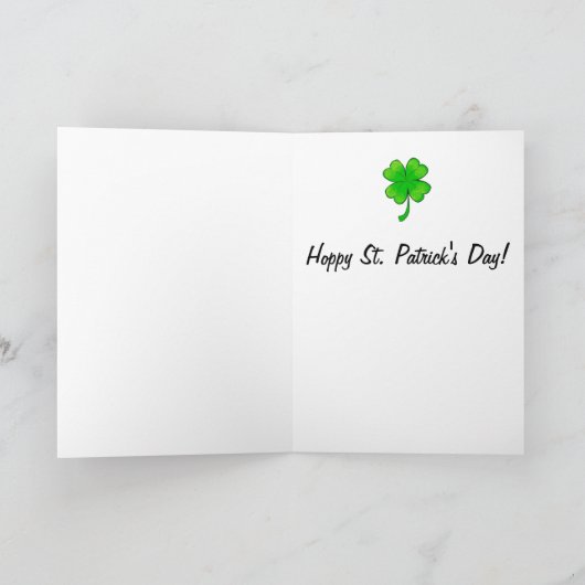 Het gelukkige St. Patrick Stootkussen van Lilly Kaart (Binnen)