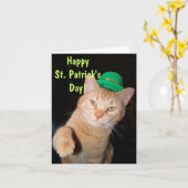 Het gelukkige St. Patrick Wenskaart van de Dag Kaart (Gele Bloem)