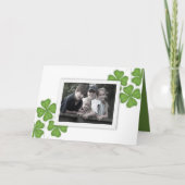 Het gelukkige St. Patrick Wenskaart van de Foto Kaart (Voorkant)