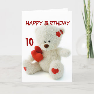 Het gelukkige Thema van de Teddybeer van de Kaart