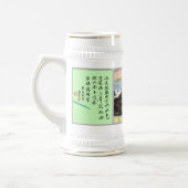 Het gelukkige uur met bier bierpul (Links)