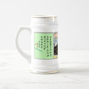 Het gelukkige uur met bier bierpul