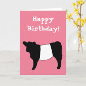 Het gelukkige Vee van de Jonge os van Beltie Kaart (Gele Bloem)