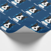 Het gelukkige Verpakkende Document van Boston Cadeaupapier (Hoek)