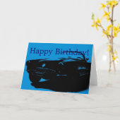 Het gelukkige Wenskaart van de Auto van de Kaart (Gele Bloem)