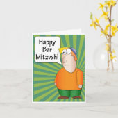 Het gelukkige wenskaart van de Bar mitswa - Kaart (Gele Bloem)