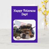 Het gelukkige Wenskaart van de Bokser van de Dag Kaart (Gele Bloem)