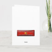 Het gelukkige Wenskaart van de Dahlia van de Dag Kaart (Achterkant)