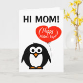 Het gelukkige wenskaart van de Moederdag met Kaart (Gele Bloem)