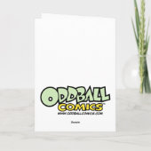 Het gelukkige Wenskaart van de Strippagina Kaart (Achterkant)