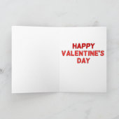 Het GELUKKIGE Wenskaart van de VALENTIJNSDAG "ONZE Feestdagen Kaart (Binnen)