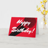 Het gelukkige wenskaart van de Verjaardag met Kaart (Gele Bloem)