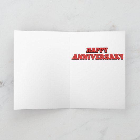 Het GELUKKIGE Wenskaart van het JUBILEUM - de Druk Kaart (Binnen)