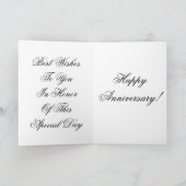 Het gelukkige Wenskaart van het Jubileum Kaart (Binnen)