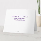 Het gelukkige Wenskaart van het Moederdag Kaart (Achterkant)