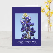 Het gelukkige Wenskaart van het Moederdag Kaart (Gele Bloem)