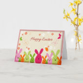 Het gelukkige Wenskaart van Pasen Kaart (Gele Bloem)