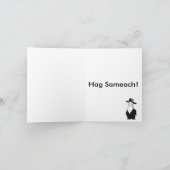 Het gelukkige Wenskaart van Sameach van het Oud Feestdagen Kaart (Binnen)