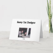 Het gelukkige Wenskaart van Slepen Kaart (Achterkant)