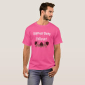 Het gelukkigst om anders te zijn - Grappige Gothic T-shirt (Voorkant volledig)