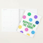 Het gelukkigst op de Court Pickleball Planner (Display)