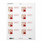 Het gelukkigste de familiefoto van Feestdagen vers Etiket (Full Sheet)