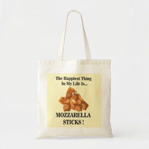Het gelukkigste ding in mijn leven zijn mozzarella tote bag